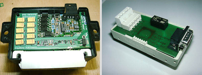 Prototyp eines Gebläsereglers für Elektrofahrzeug & Adapter für Wafersägen Umrichter