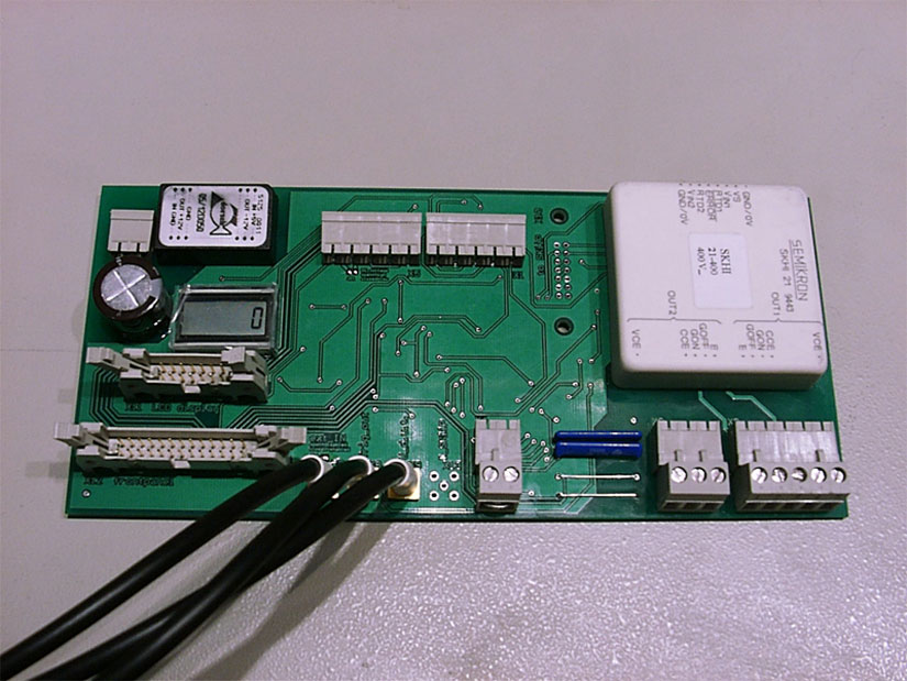 Control card with analog signal handling